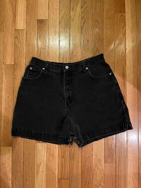 VTG High Sierra Black Jean Shorts size 12